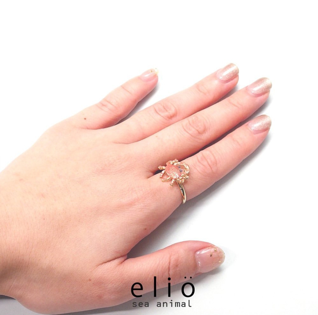Elio螃蟹戒指