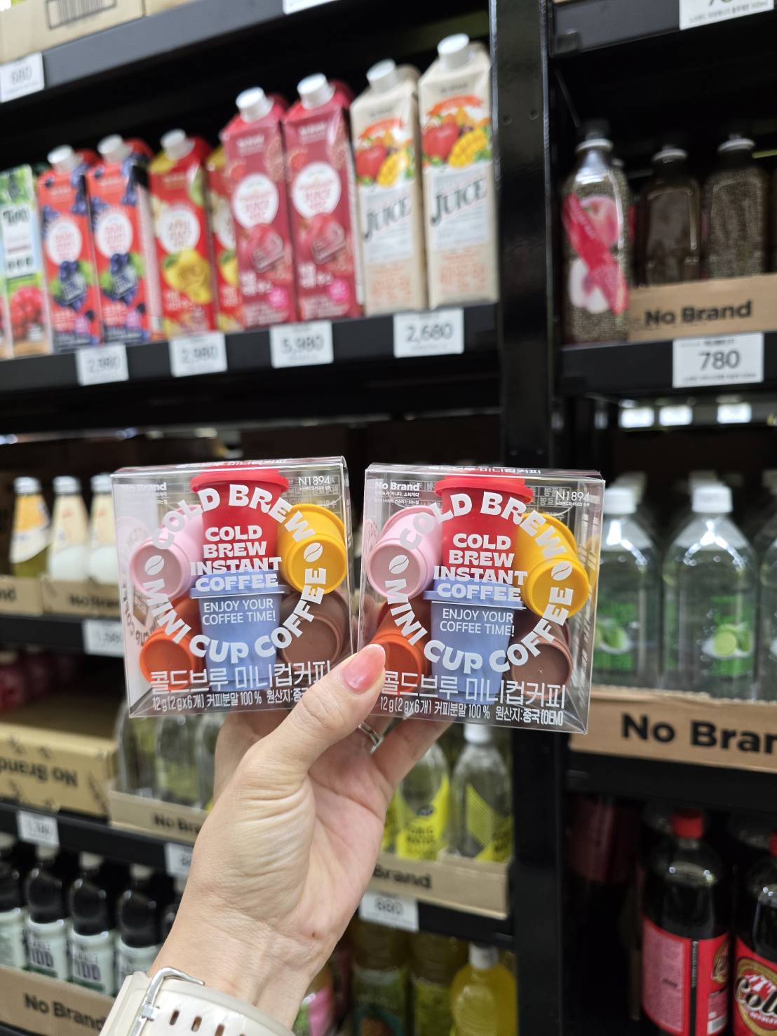 韓國 No Brand 冷萃迷你杯咖啡 6入組｜Cold Brew Mini Cup Coffee