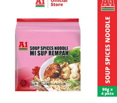 【馬來西亞直送】 A1 肉骨茶風味麵（90克x4袋）