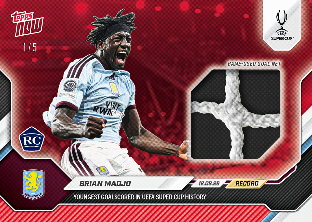 Brian Madjo - 2026/27 UCL Topps NOW® #4 UEFA Super Cup 新星入球卡【團購】