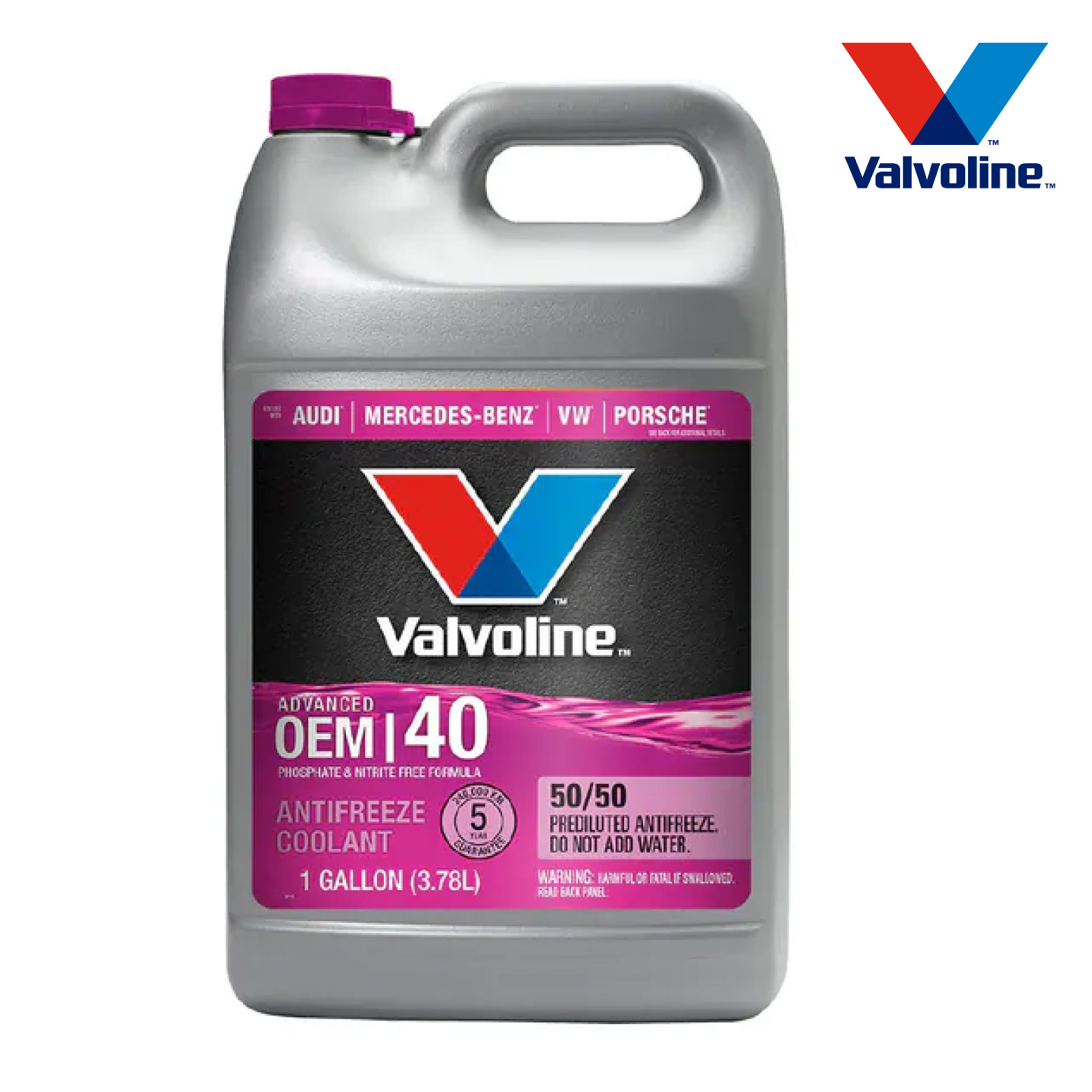 Valvoline OEM 40 50/50 恆溫冷卻液/水箱水 (1Gal) (原裝行貨)