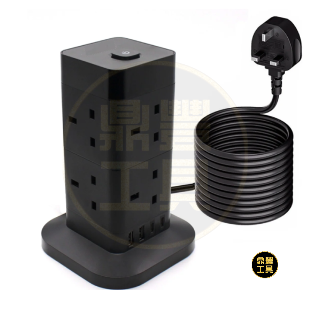 WINSTAR  直立式拖板(8位+4USB) UKT308