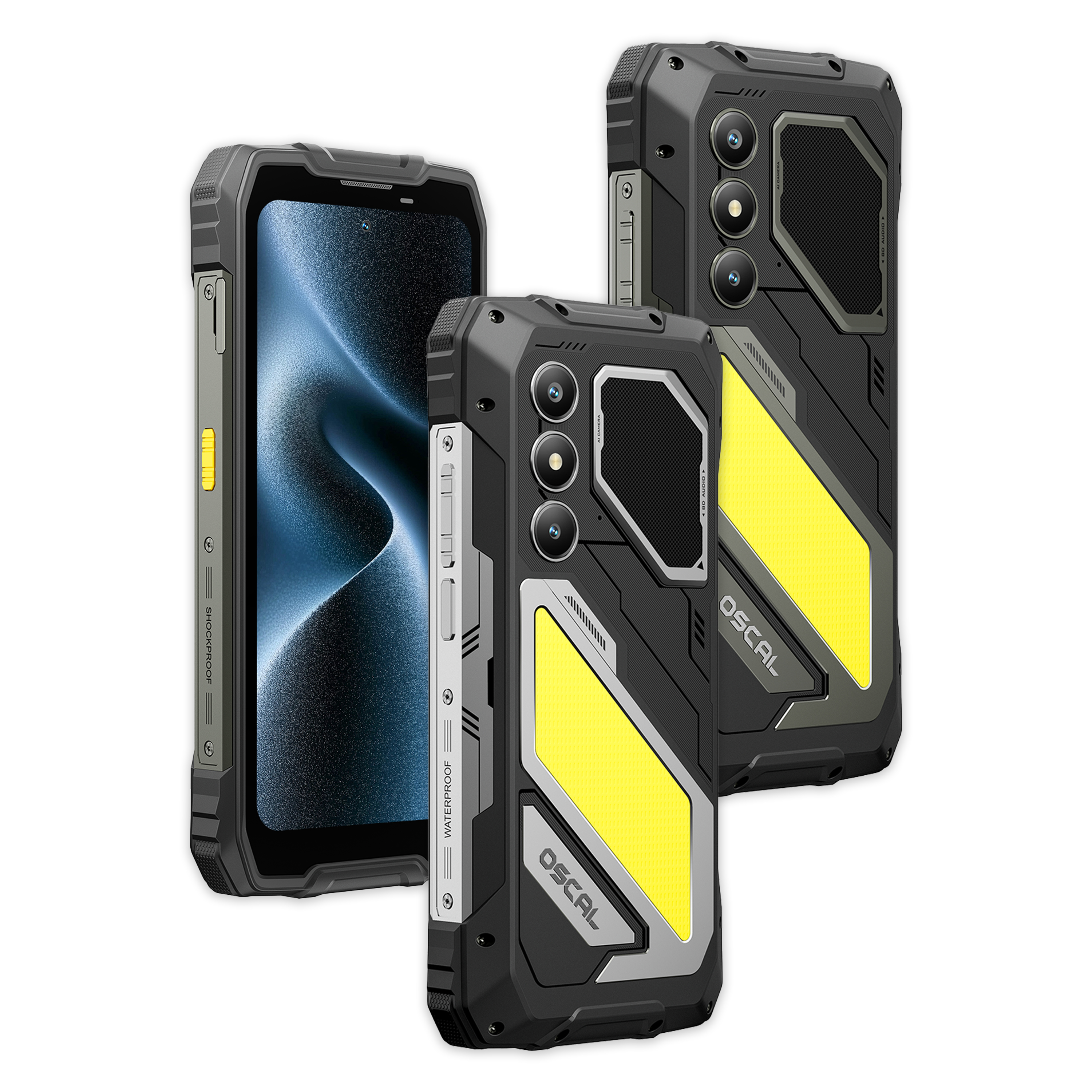 OSCAL PILOT 5 5G | 8GB/256GB 6.67吋 120Hz 15000mAh 140dB 5W喇叭 露營燈 WiFi6 AI助手 三防手機 Rugged Phone