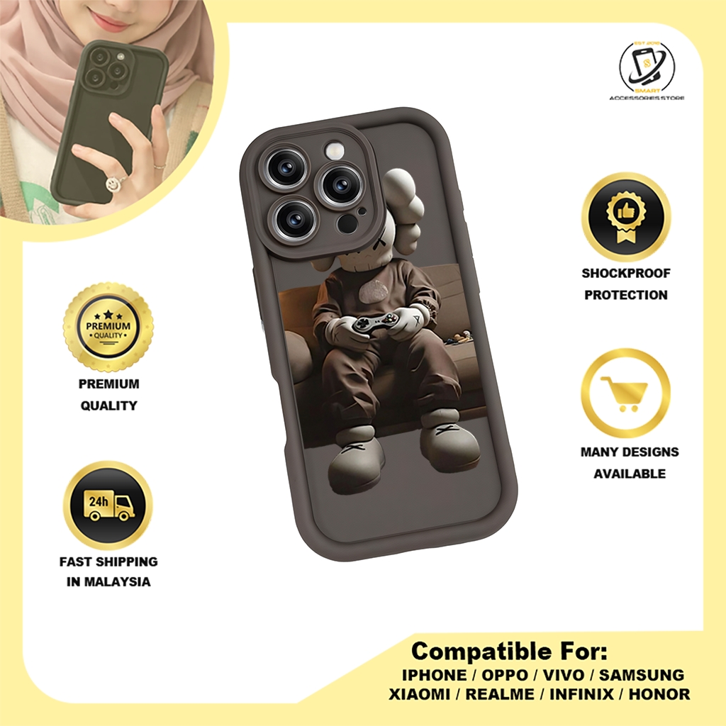 TPU DESIGN CASE PHONE FOR VIVO - DESIGN KAWS A