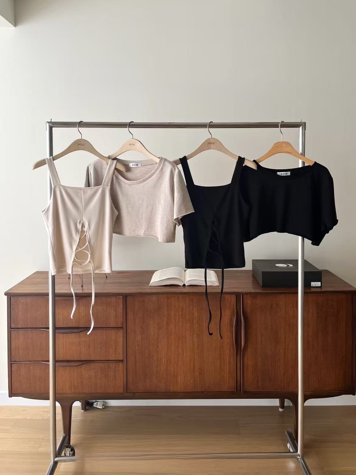 B23 吊帶+ crop top set 