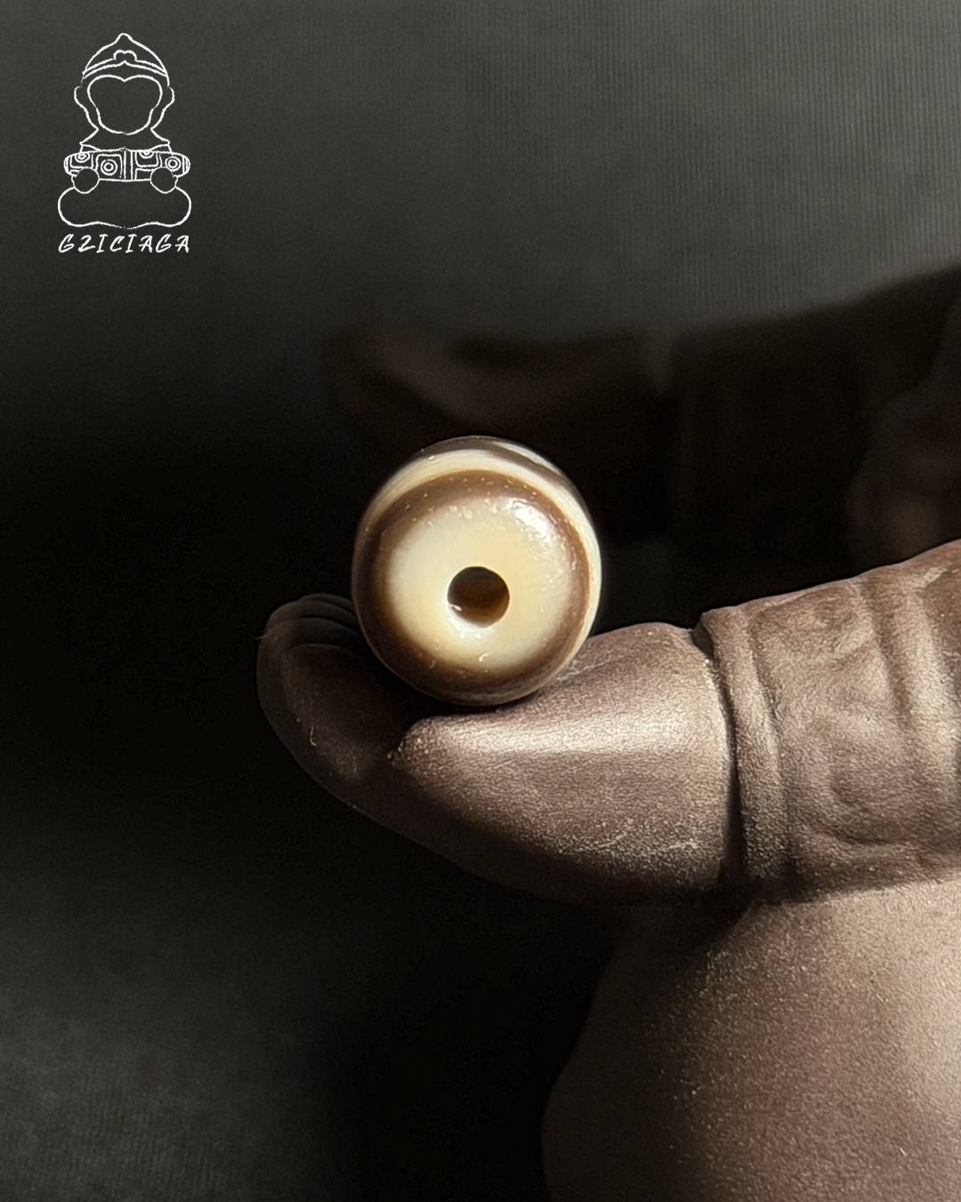 壇城三眼小桶珠