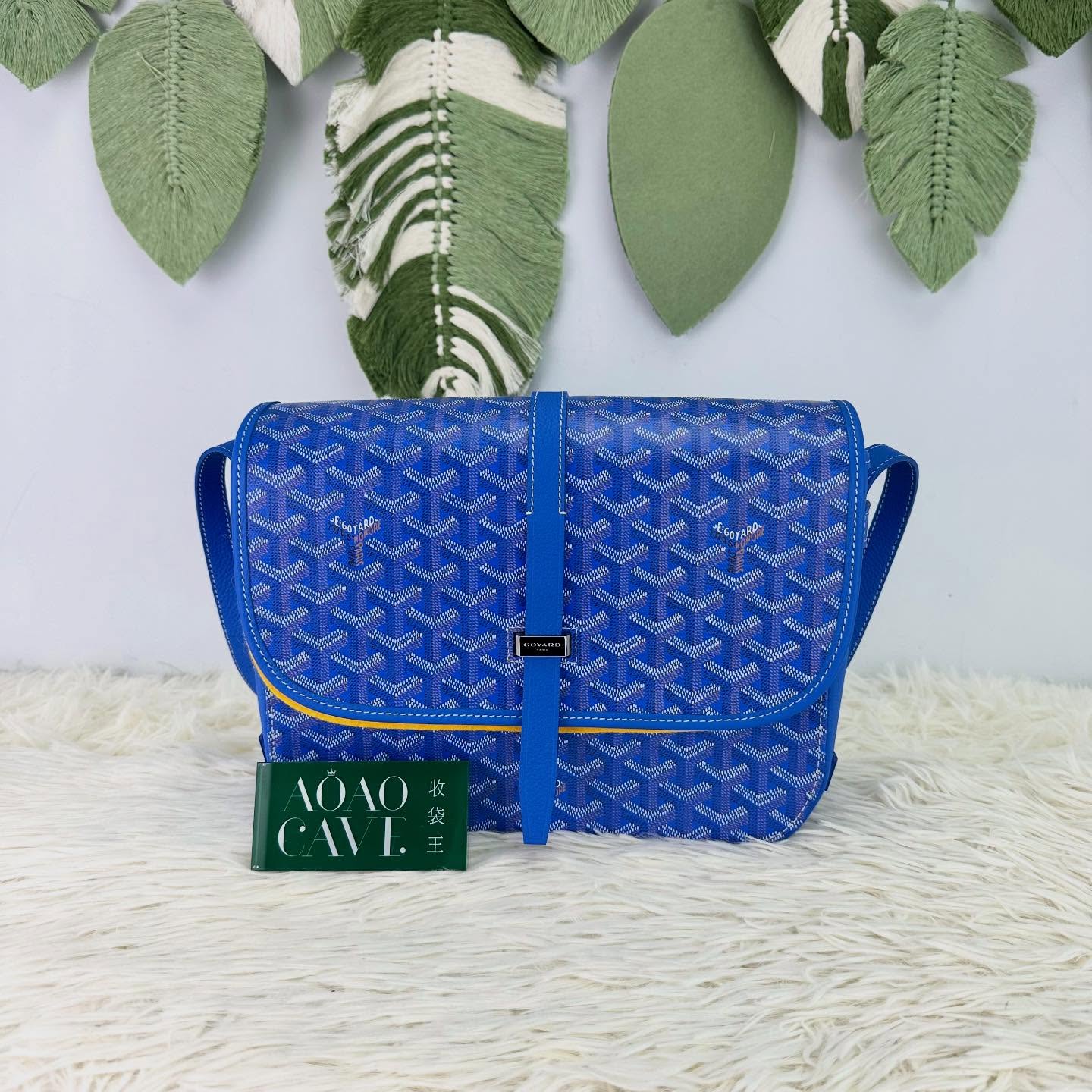 GOYARD🤍PRE OWNED Belvédère 天藍色郵差包 2023年全套有單💙