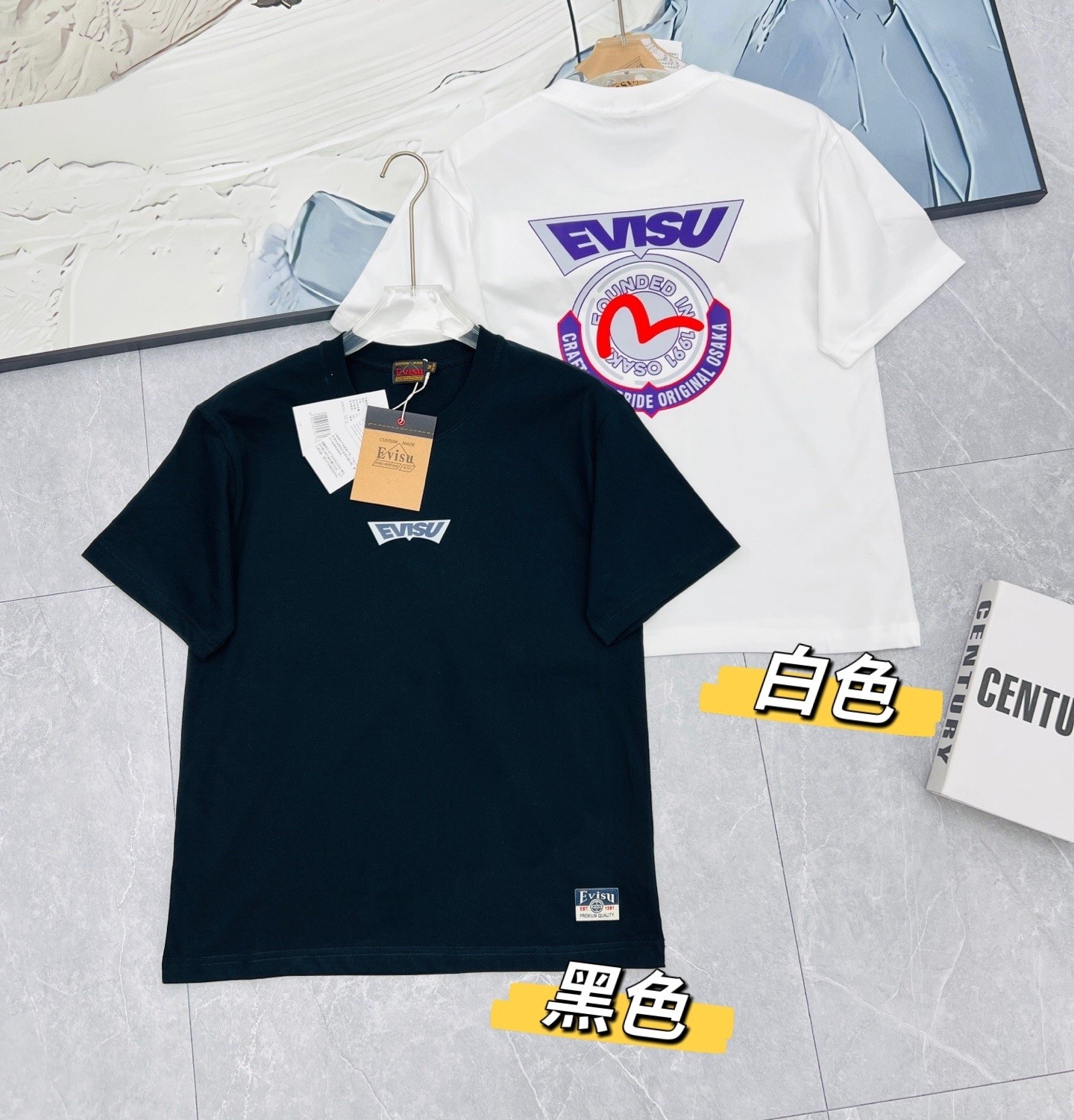 EVISU 海鷗標誌印花短袖Tee 