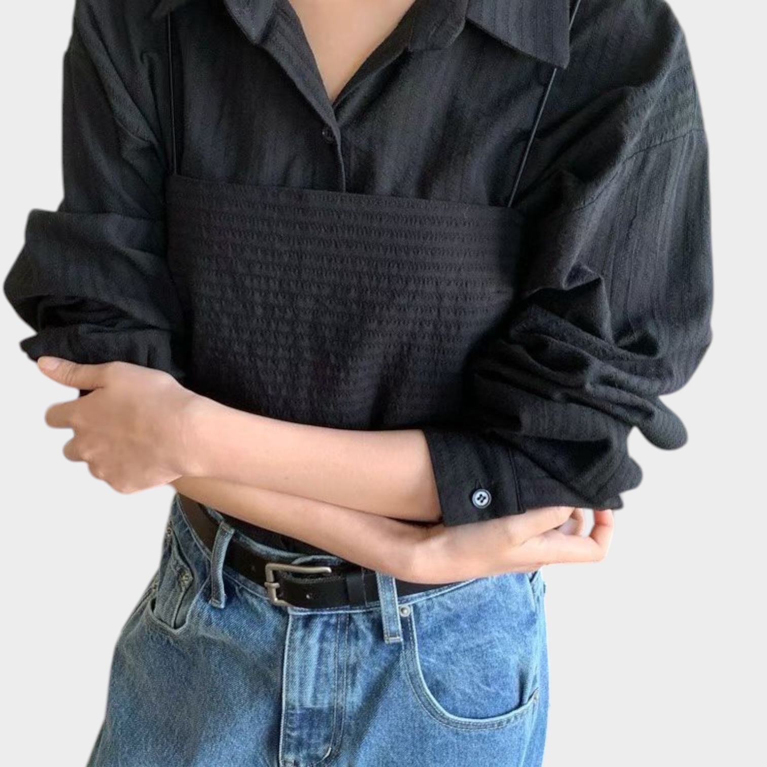 221051 背心+恤衫set