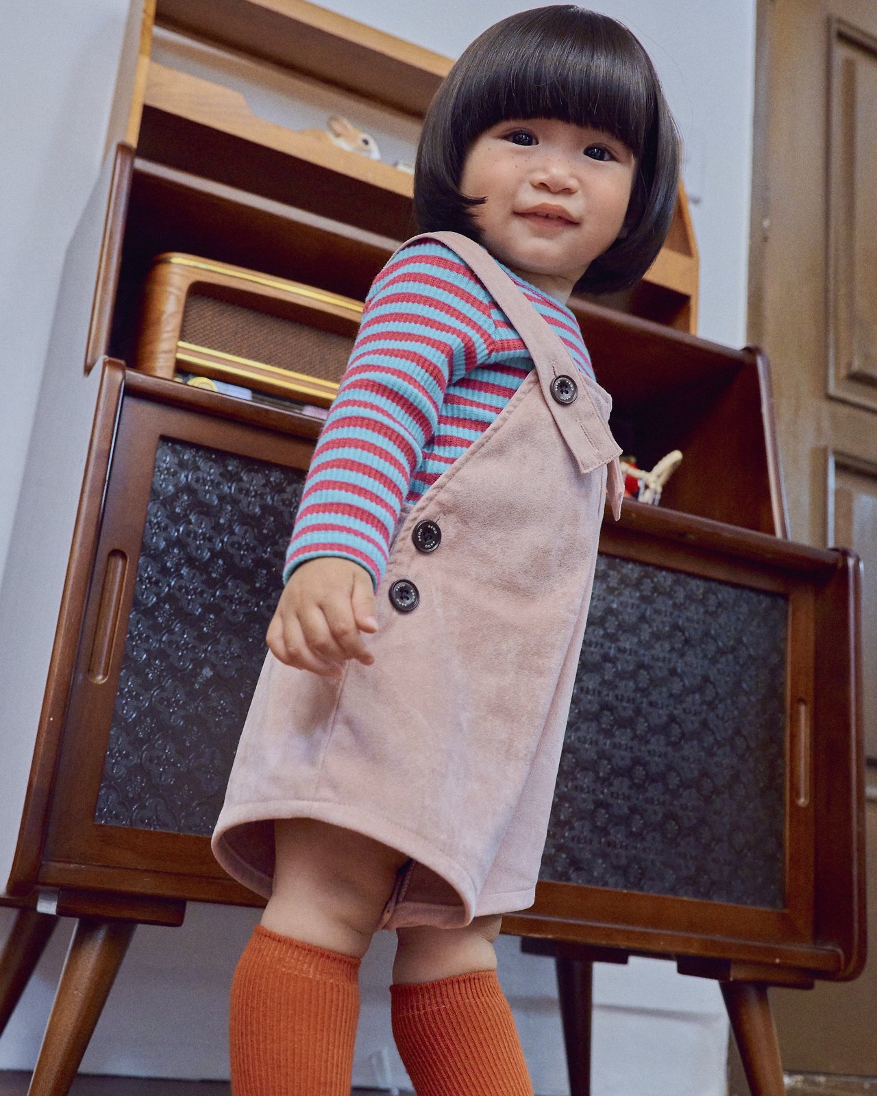 OOTT | Brownie short overalls