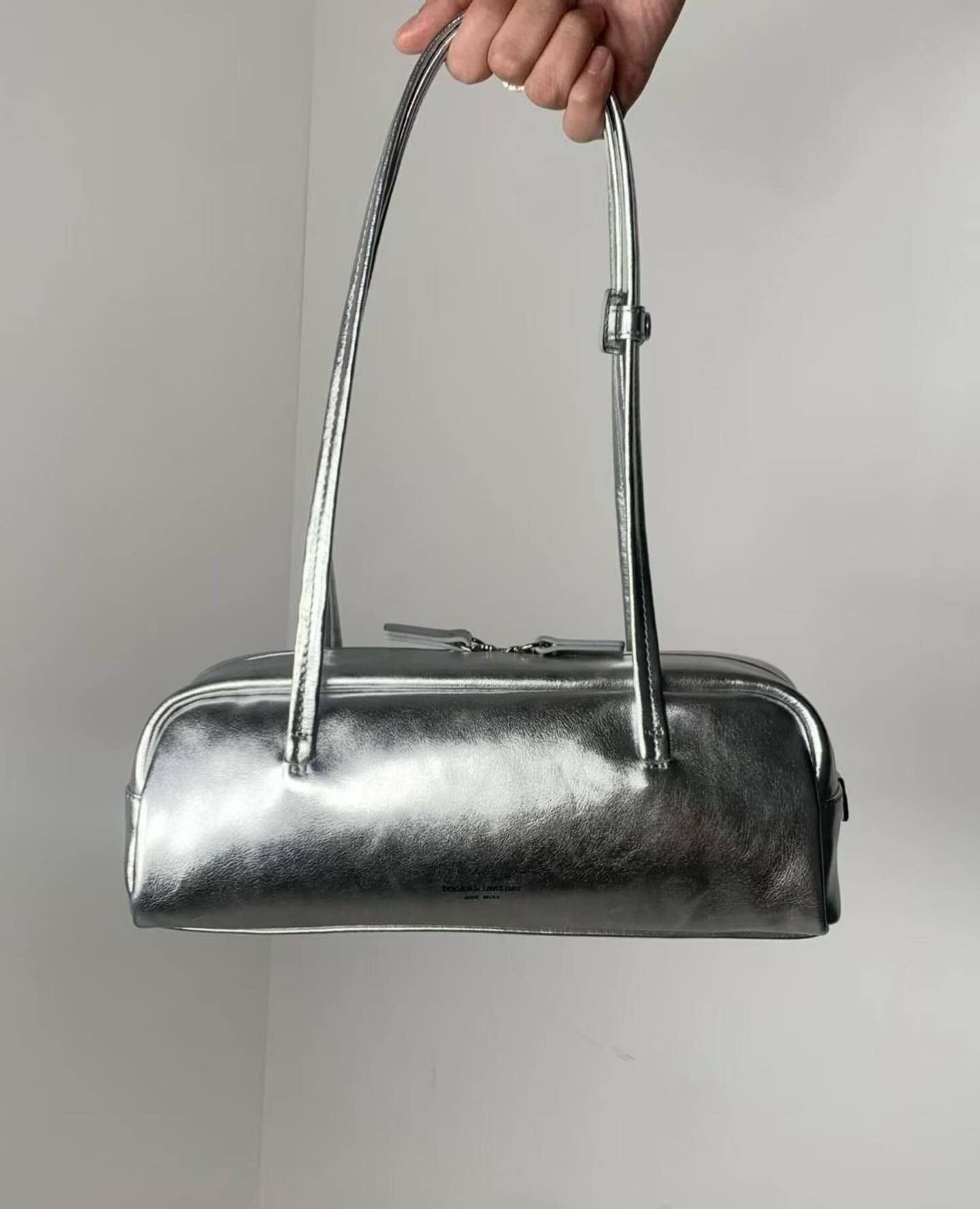 Bucks & Leather 法式復古真皮保齡球包 (圖中Small Size)