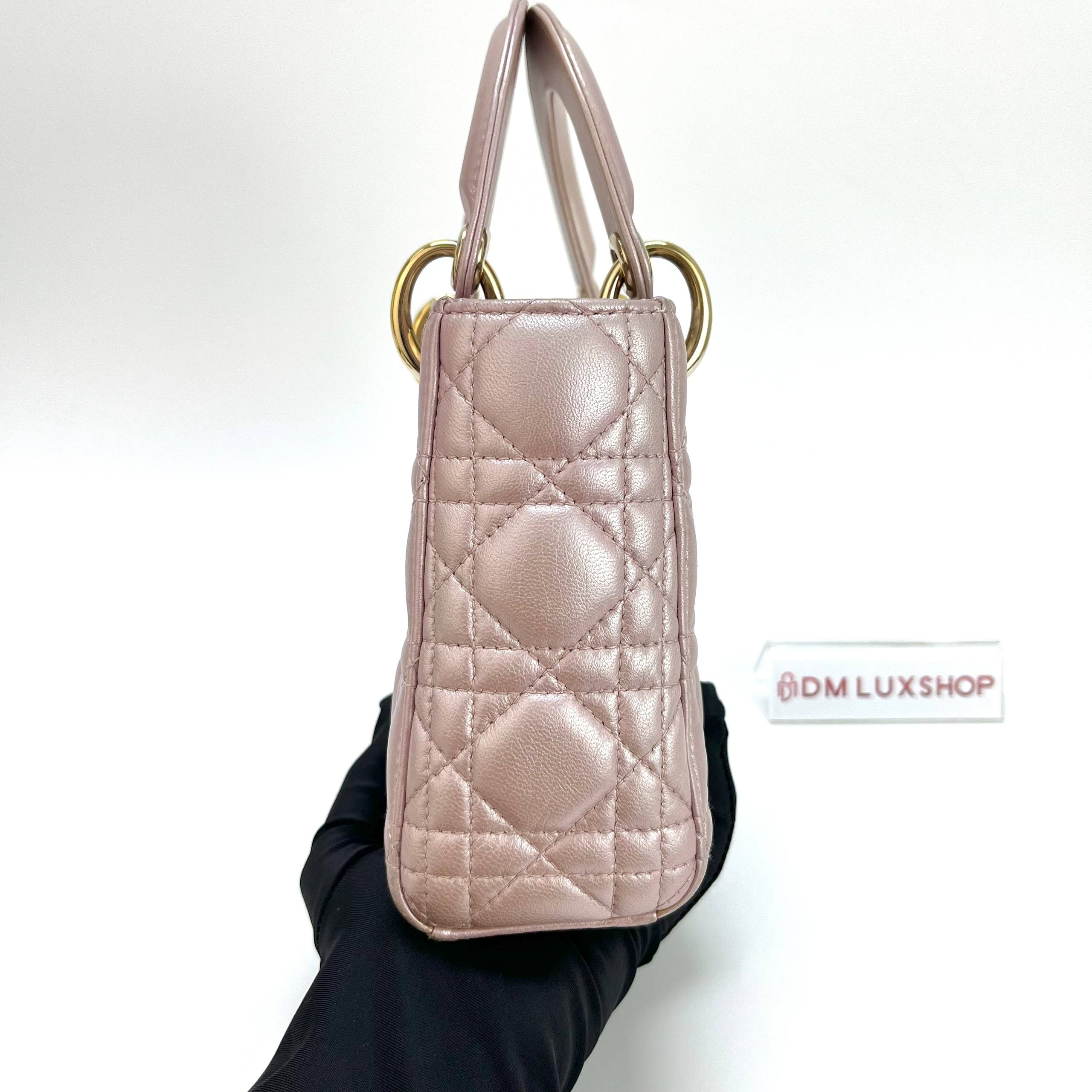 Dior Mini Lady Dior Light Pink GHW