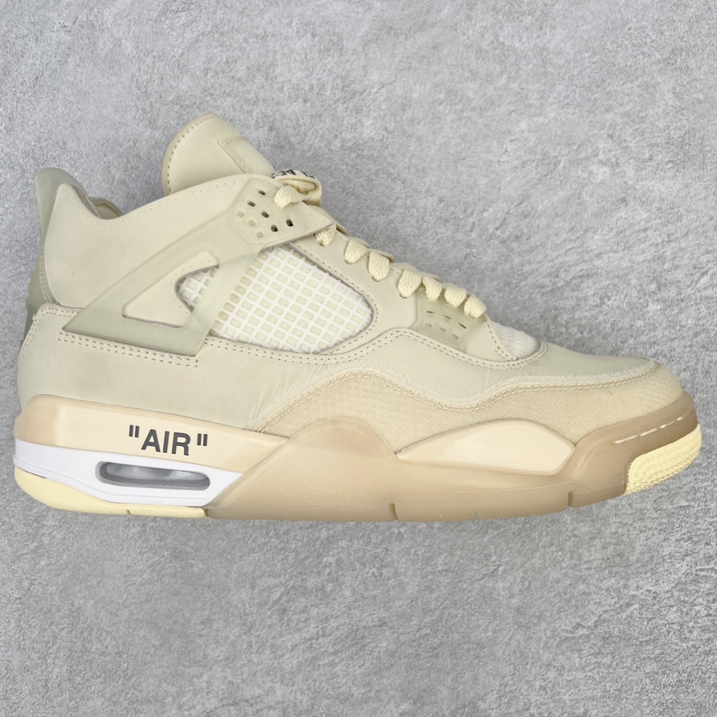 Off-White™ x Air Jordan AJ4 Retro"Cream/Sail" CV9388-100
