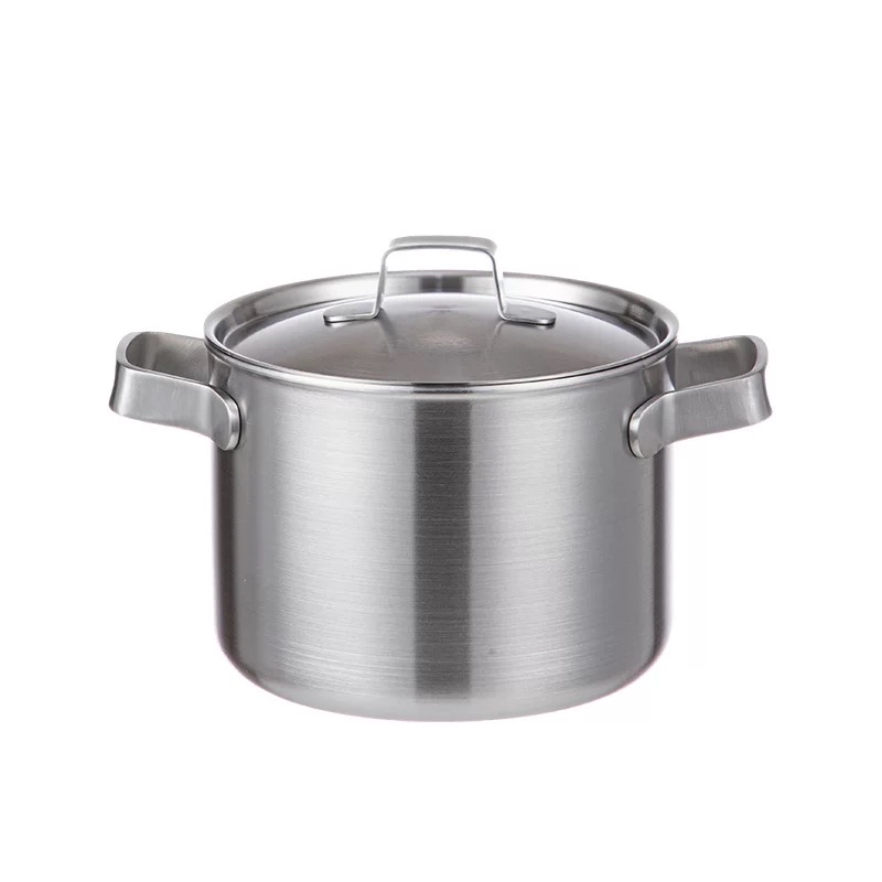 日本霜山不鏽鋼迷你雙耳湯鍋