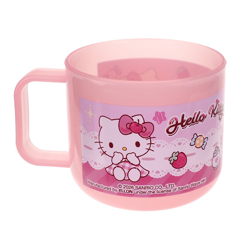 Hello Kitty 230ml BPA Free Plastic Cup with Lid 膠杯連蓋