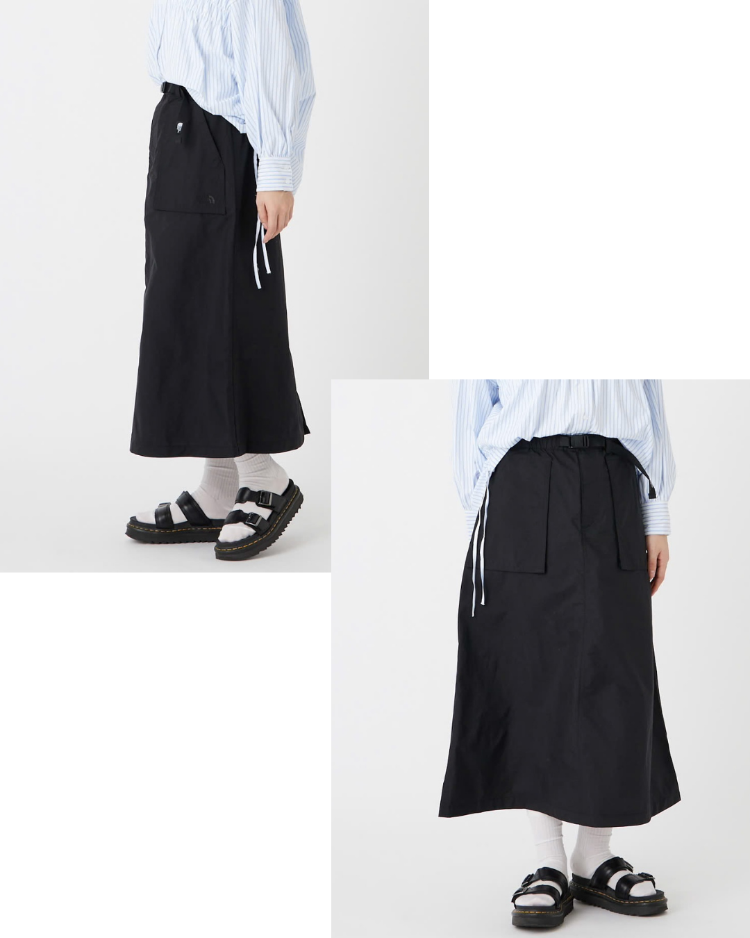 日本代購【 2026新商品 日本直送 The North Face 輕身 防潑水 尼龍長裙 Water‑Repellent Lightweight Nylon Long Skirt 】