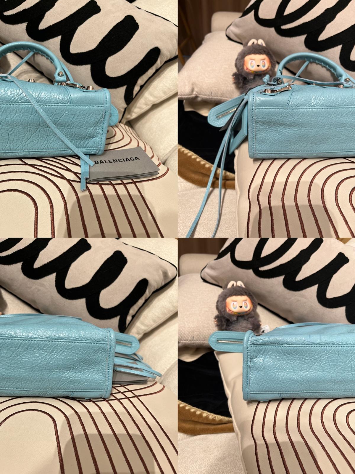 Balenciaga City Light Blue 100%Authentic, 99%New 