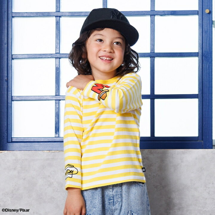 🇯🇵預訂 日本直送🇯🇵Babydoll x Toy Story系列三色人物印花條紋長袖上衣