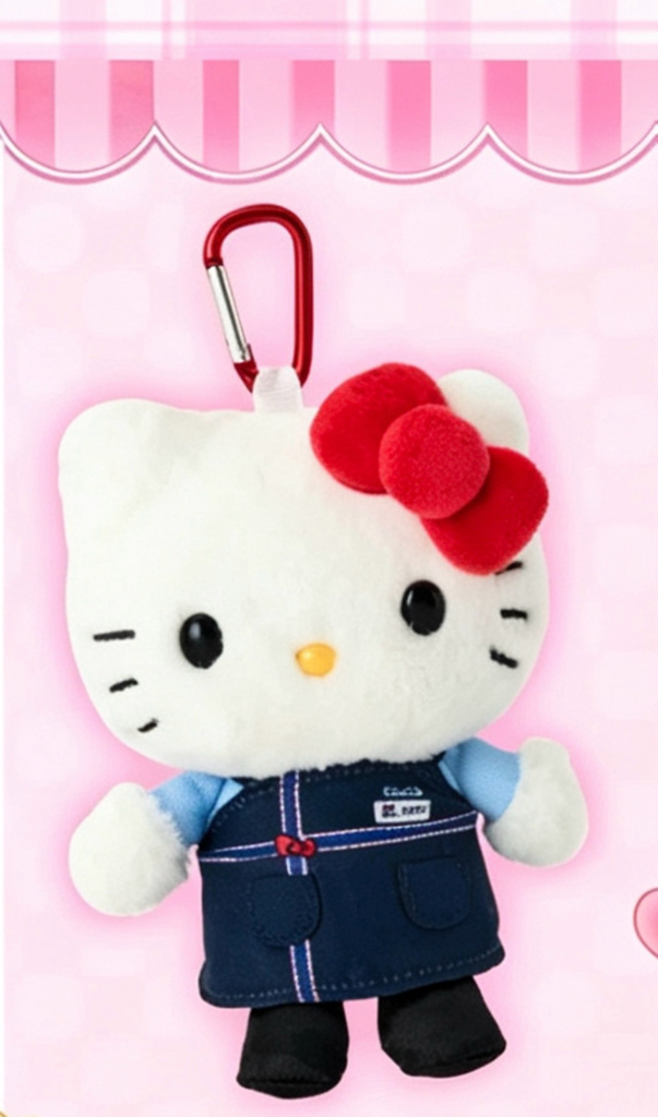 [7月尾到貨]Sanrio x Pizza Hut  聯名限量絨毛娃娃吊飾