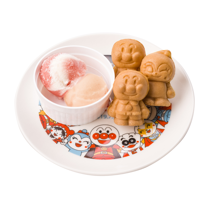 [現貨] [日本直送, 場館限定] ANPANMAN DESSERT PLATE {麵包超人甜品碟}