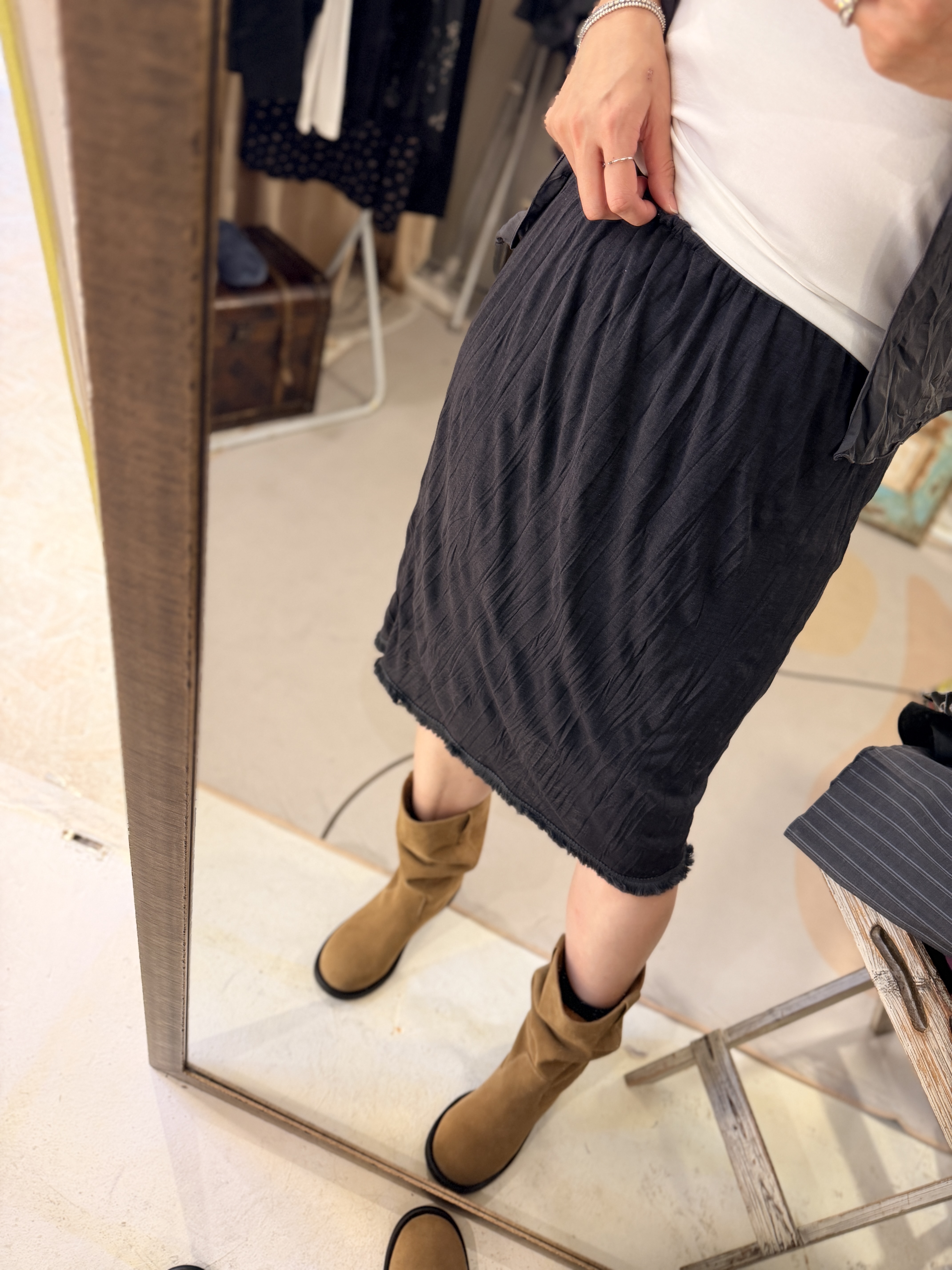 Stylish w/ fringe layer skirt