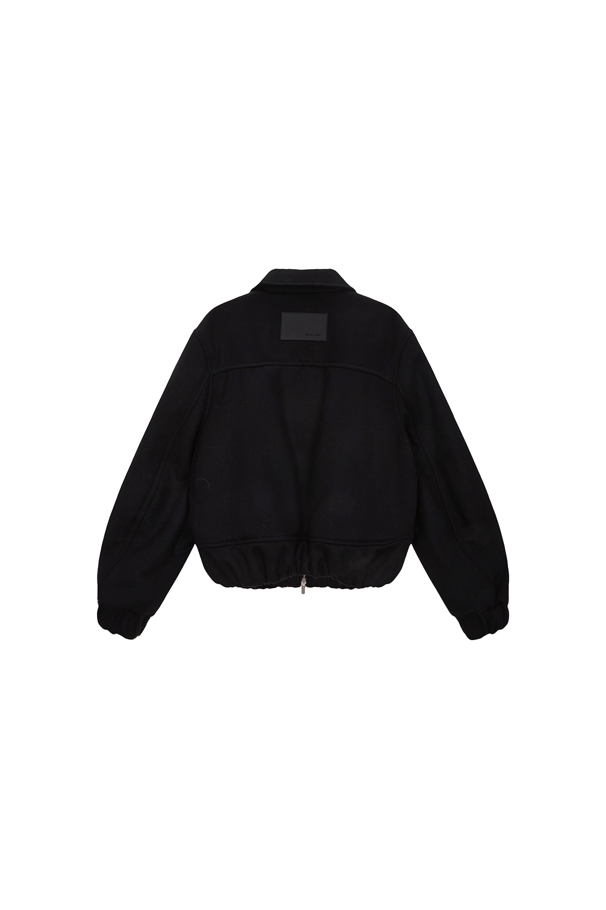 Matin kim VOLUME ZIP UP BOMBER JUMPER IN BLACK | KAZUE