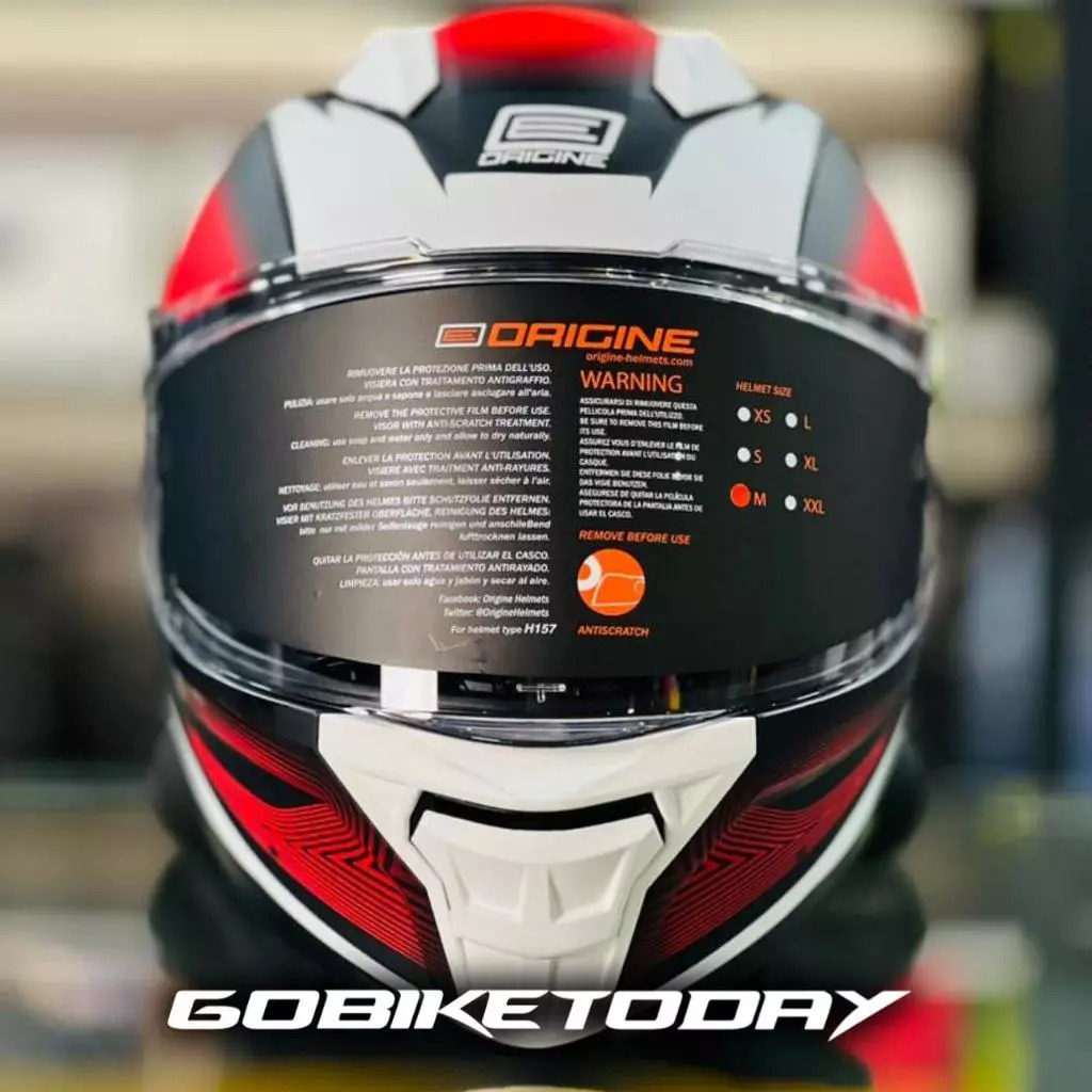ORIGINE PISTA ELEMENTARY Helmet | Lightweight Racing Helmet | Stylish & Comfortable | ECE 22.06