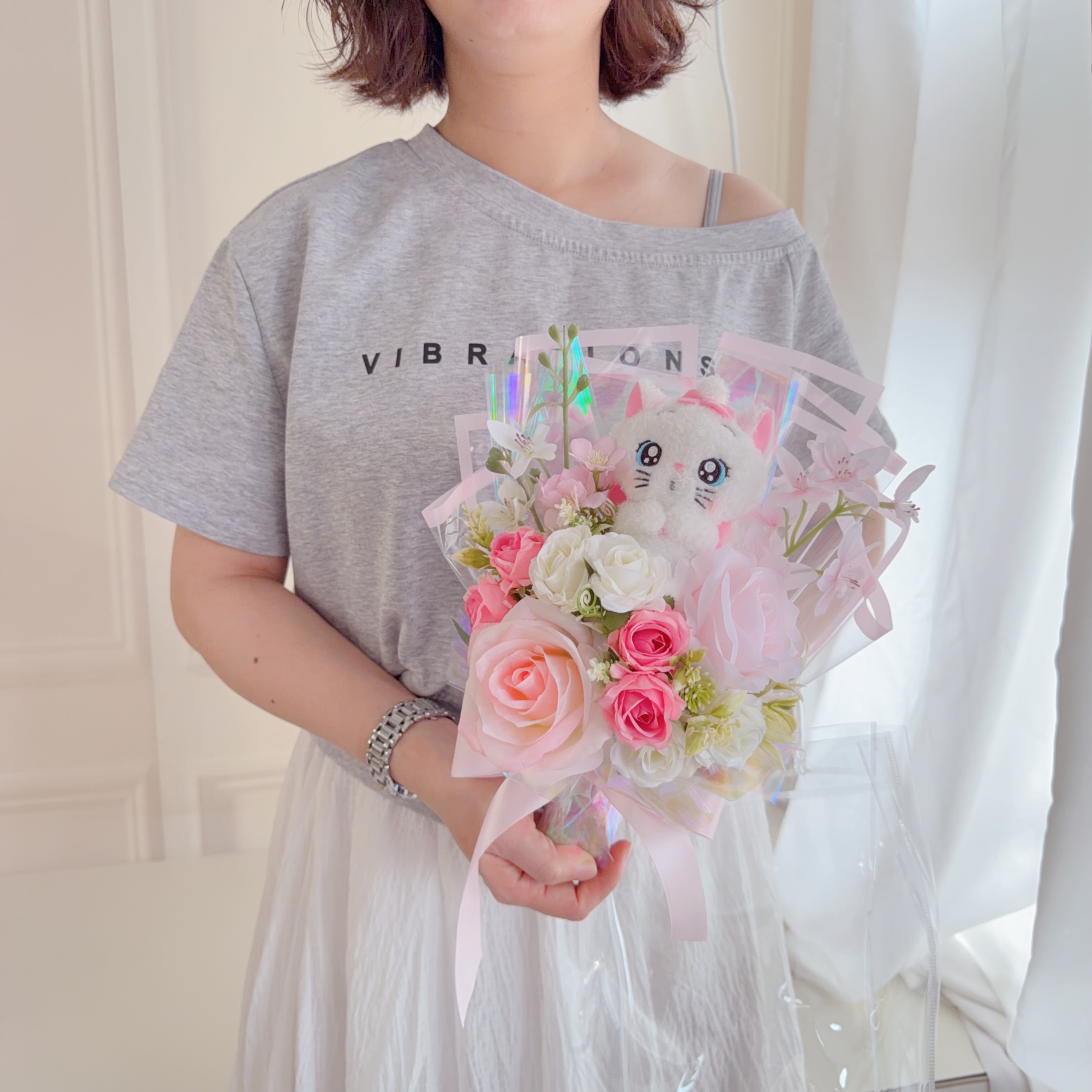 (現貨)marie公仔花