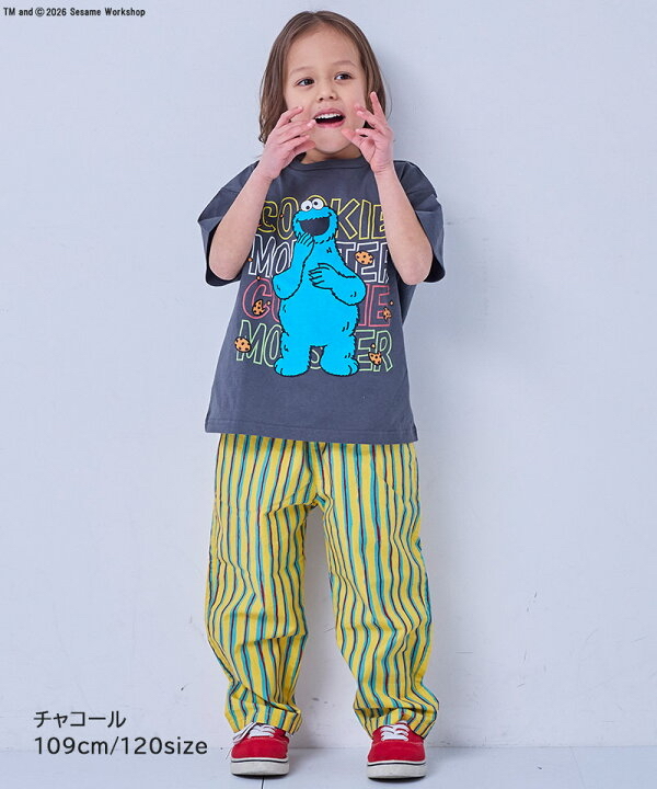 🇯🇵預訂 日本直送🇯🇵芝麻街三色人物印花短袖T恤