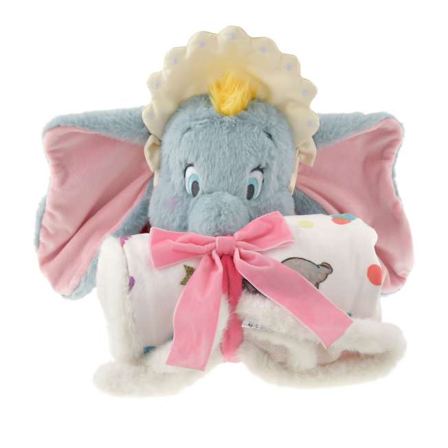 [訂購] [JDS] 🎪 DISNEY DUMBO 85TH ANNIVERSARY Dumbo 毛公仔同復古圖案毛毯 {TF261011}