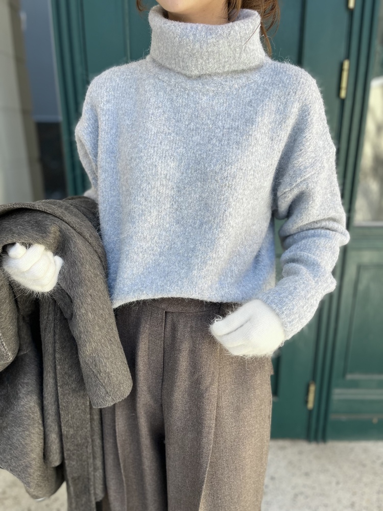The Souffle Soft Sweater (Blue Grey)