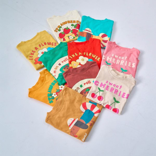 🆕【⭐訂購⭐】 🇯🇵日本直送🌀夏日圖案印花純棉Tee［10款選］🌀[ELBA-0201][260328]