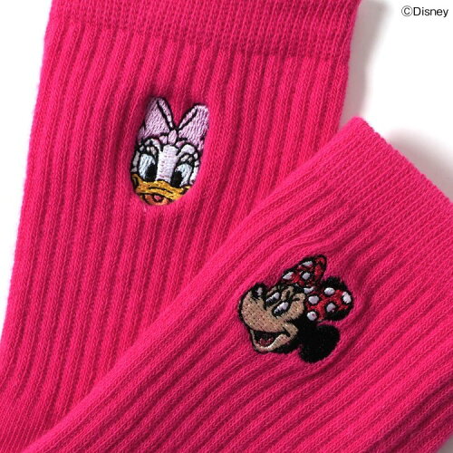 🆕【⭐訂購⭐】🇯🇵日本直送🌀#Disney 卡通人物刺繡圖案 中筒襪［8款選］🌀[ELAA-0237][260214]