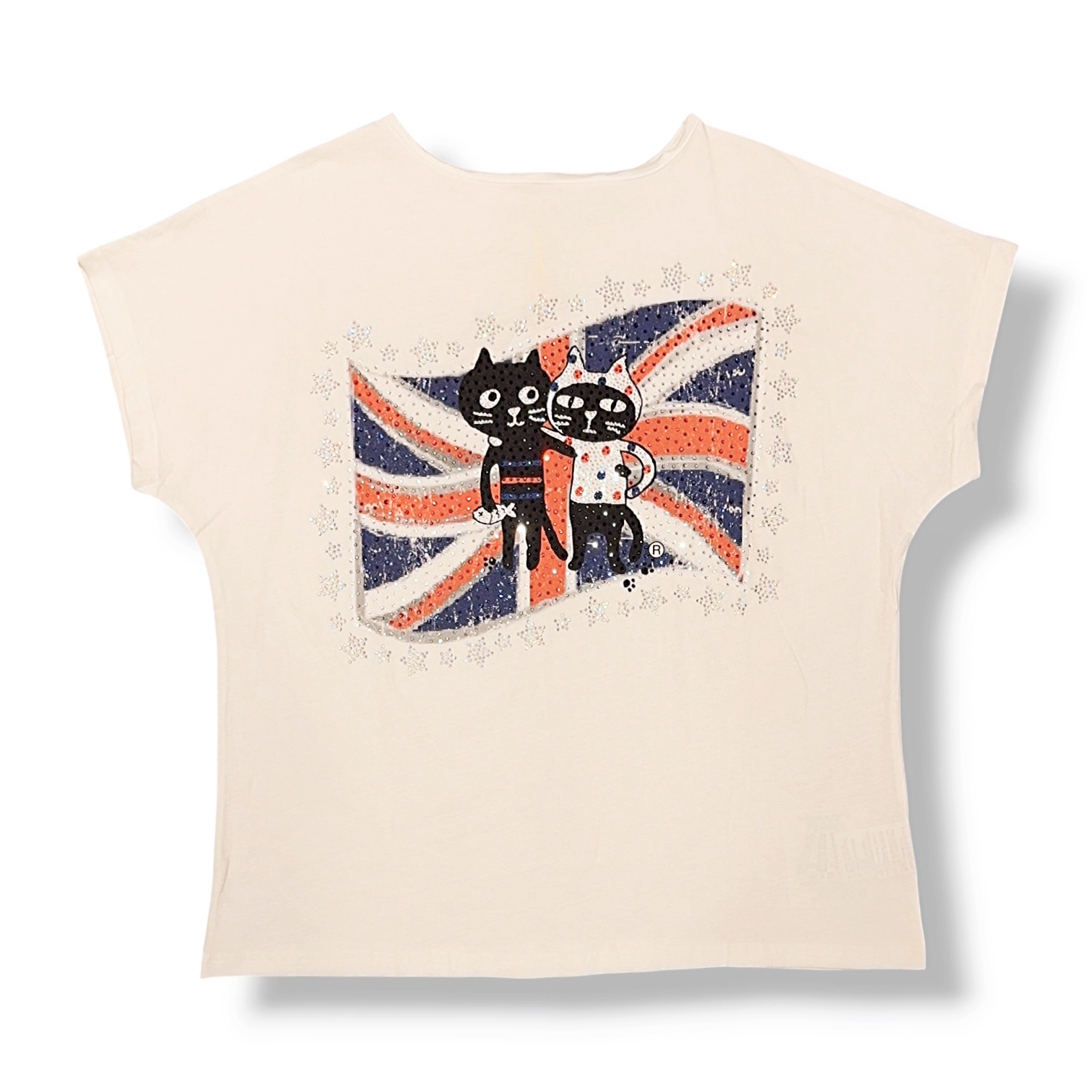 Catsfriends Union Jack Star Tee
