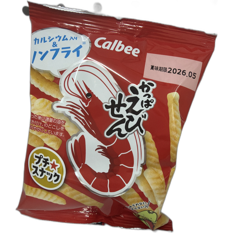 日本卡樂B 鮮蝦條細袋