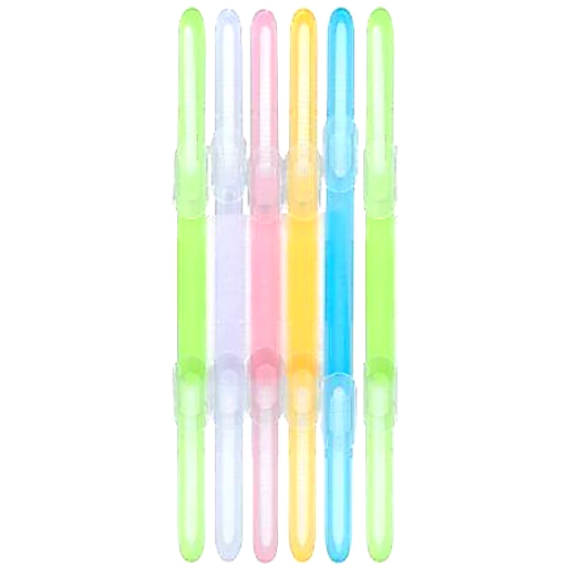 PVC Plastic Fastener/Klip Pegas Pengencang Kertas Plastic/Binder Accessories (10'S)