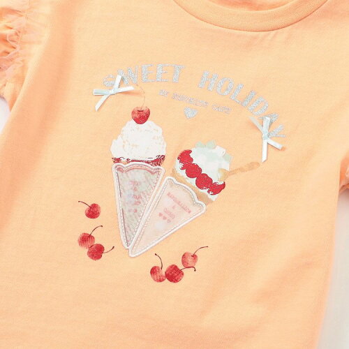 🆕【⭐訂購⭐】🇯🇵  日本直送🌀甜美 雪糕芭菲 立體設計 蝴蝶袖 短袖Tee［4款選］🌀[ELCA-0292][260430]