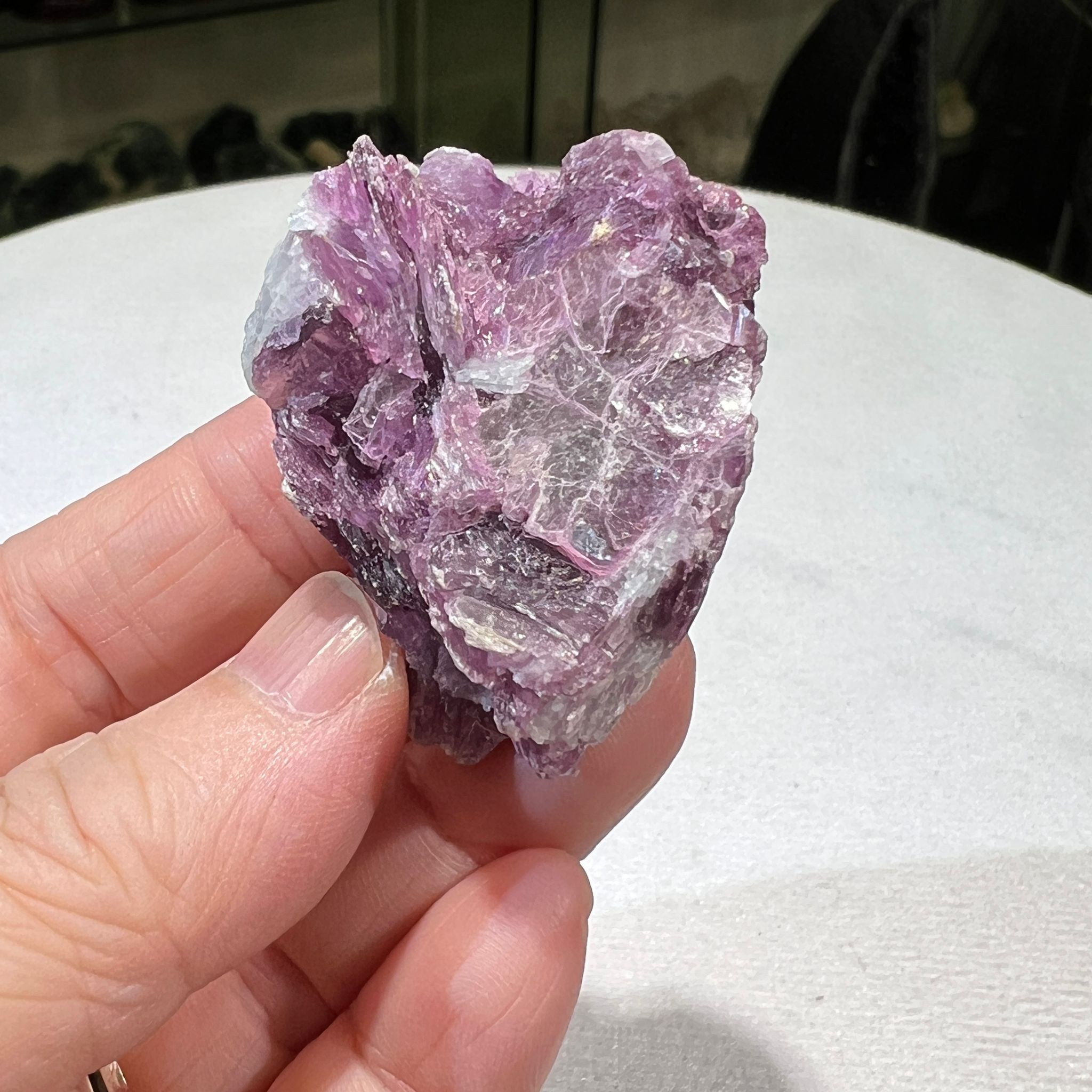 紫鋰雲母原石 #CA0049