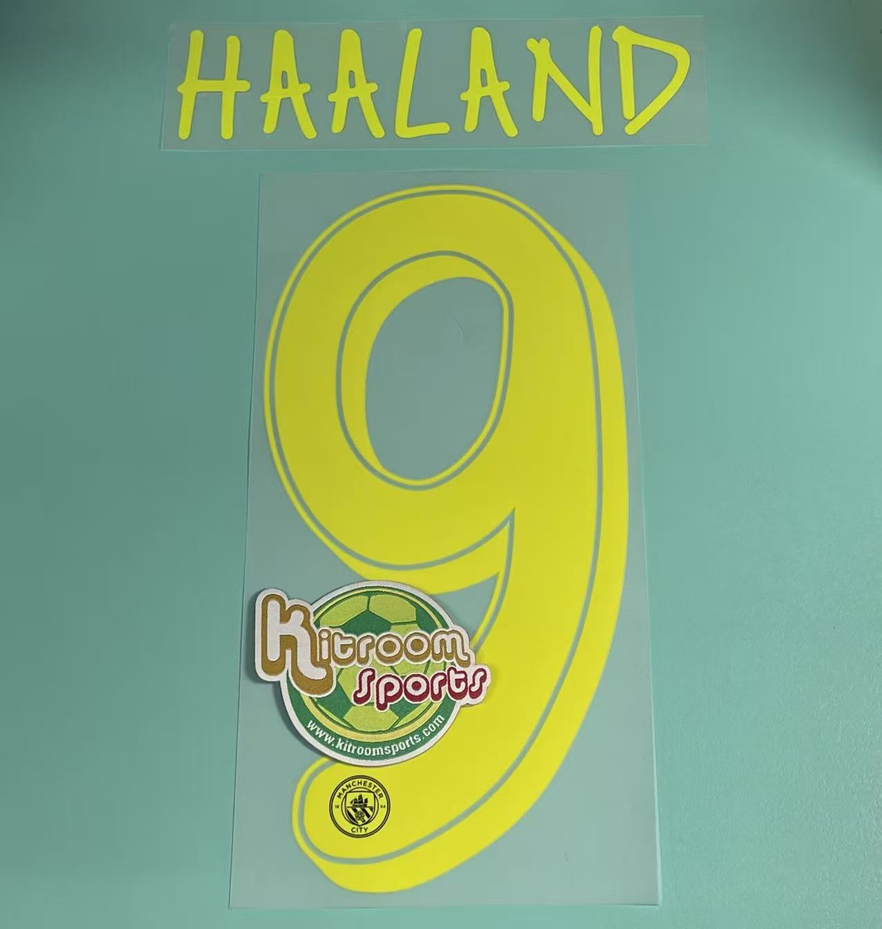 2024-25 Manchester City Away UCL Nameset #9 HAALAND