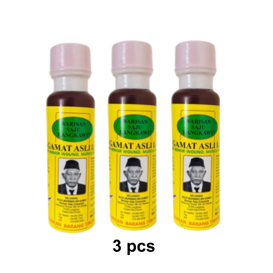 Minyak Gamat Asli Langkawi Warisan Saju 30ml