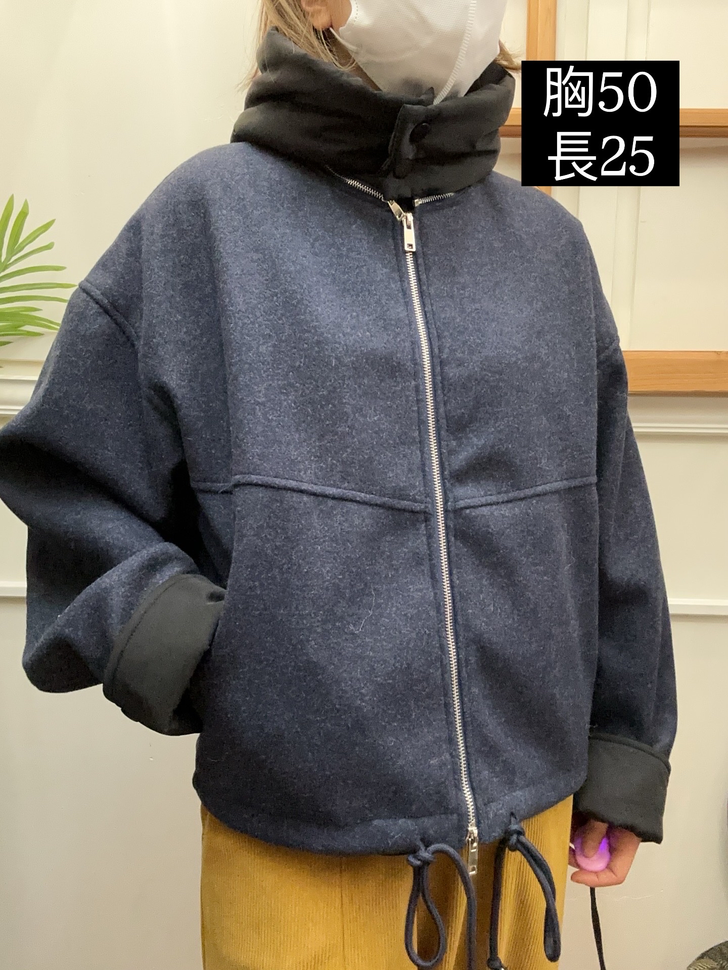 🇰🇷拉鍊有帽薄絨褸(有內裡)