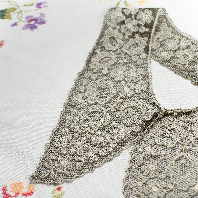 Vintage Mid-Century Handmade Lace Collar from Germany(NA0790)