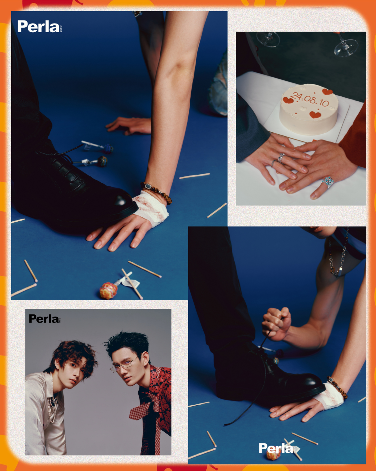 預購 | PoohPavel - PoohPavel x Perla World 雙人封面 : 「 拆骨入懷」、「溫度殘骸」、「沉淪對弈」 Magazine 內地雜誌 預購 ⚠️發貨期或需3個月或以上 ⚠️