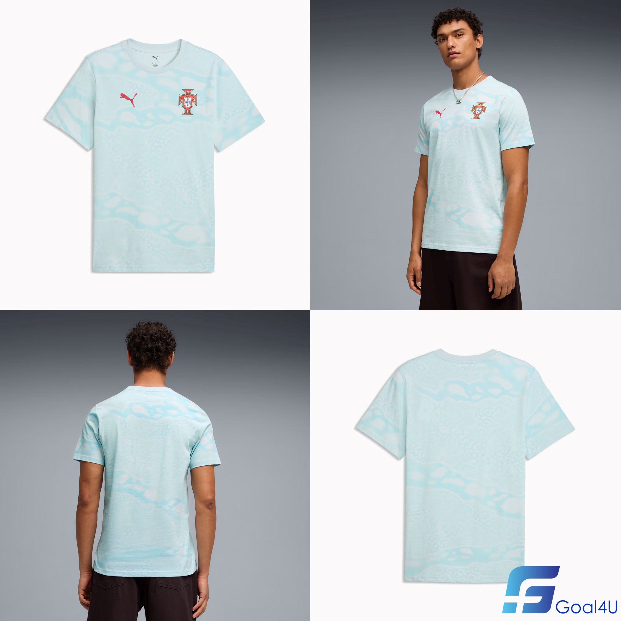 Puma Portugal 葡萄牙 ftblCulture 系列印花淺綠短袖圓領T-Shirt 784820_31