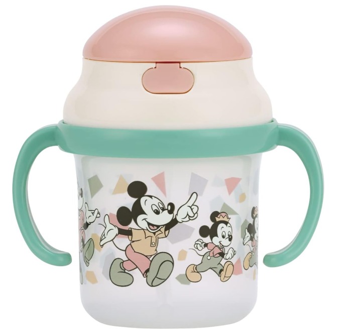 日本直送🇯🇵Skater x Disney Baby 雙手柄吸管水樽 230ml