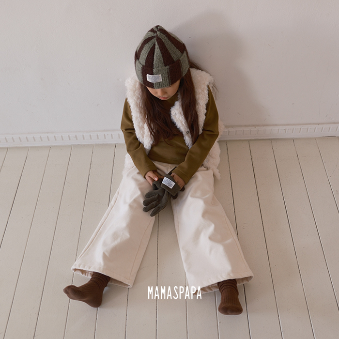 MMSPP | 企領Tee有毛底 (Khaki L108-118)