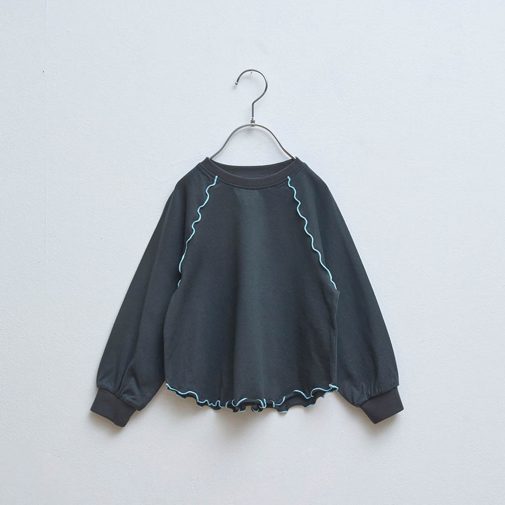 🆕【⭐訂購⭐】 🇯🇵日本直送🌀撞色 荷葉綑邊下擺 速乾上衣［2款選］🌀[ELBA-0051][260304]