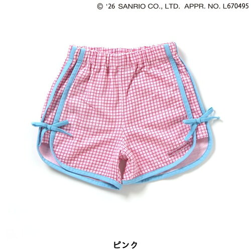 🆕【⭐訂購⭐】🇯🇵日本直送🌀#Sanrio 格紋 心形口袋 可愛刺繡 短褲［4款選］🌀 [ELDA-0264][260529]