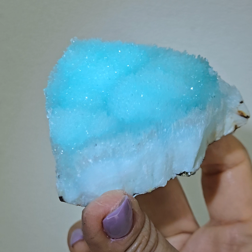 Blue aragonite bubble needle cluster - AR47