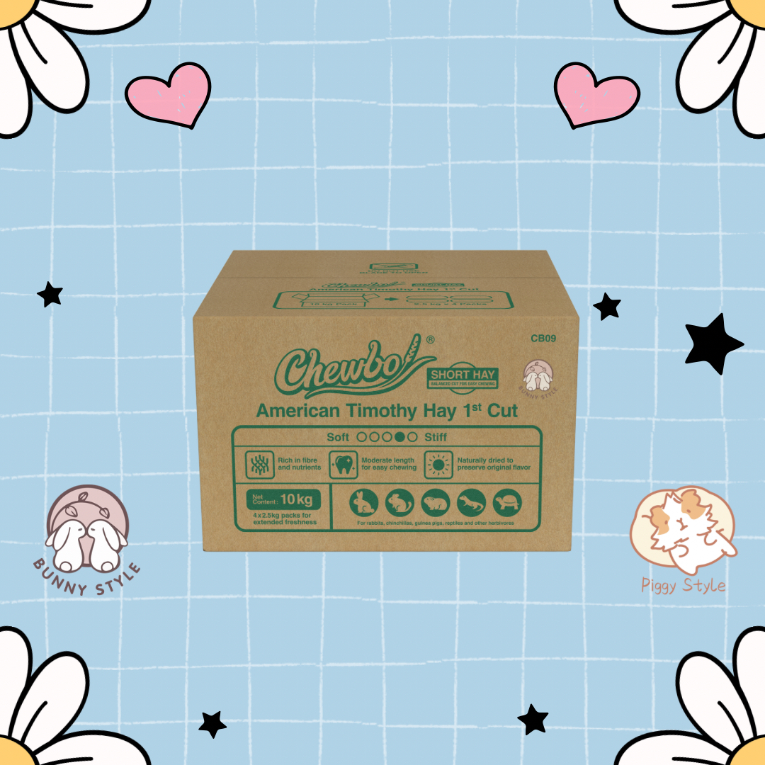 Chewbo 美國一割提摩西草2.5kg(短切) 2.5kgx4